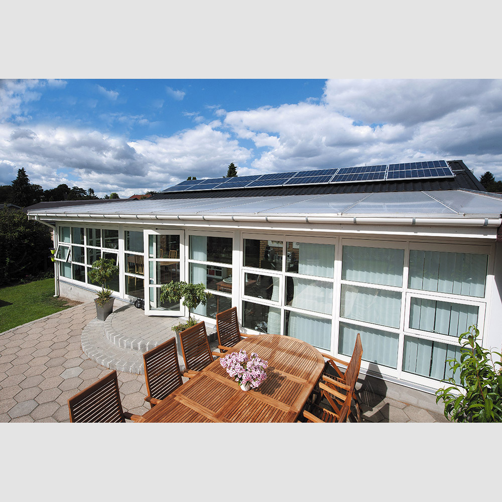 Kanalplast Plastmo TwinLite Opal Komplett Tak 32 mm