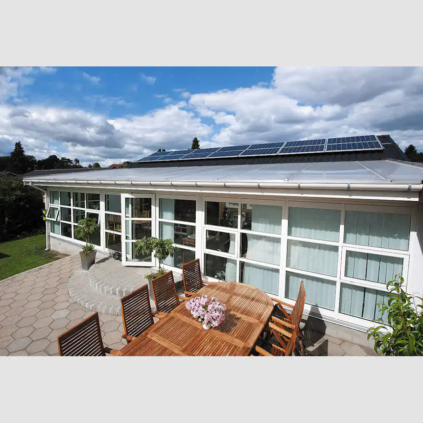 Kanalplast Plastmo TwinLite Opal Komplett Tak 10 mm