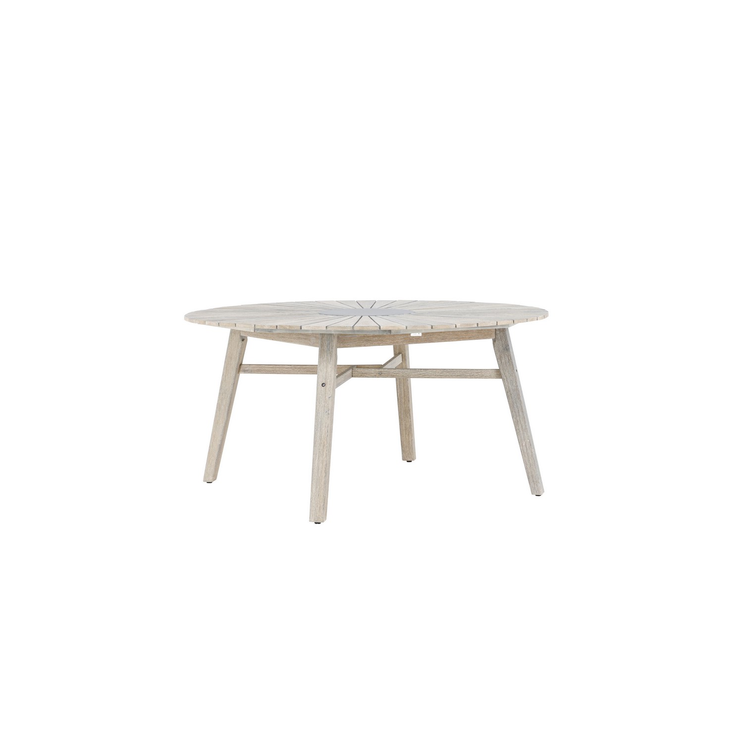 Utebord Venture Home Rives Ø150 cm, Runt Träbord för Utomhusbruk