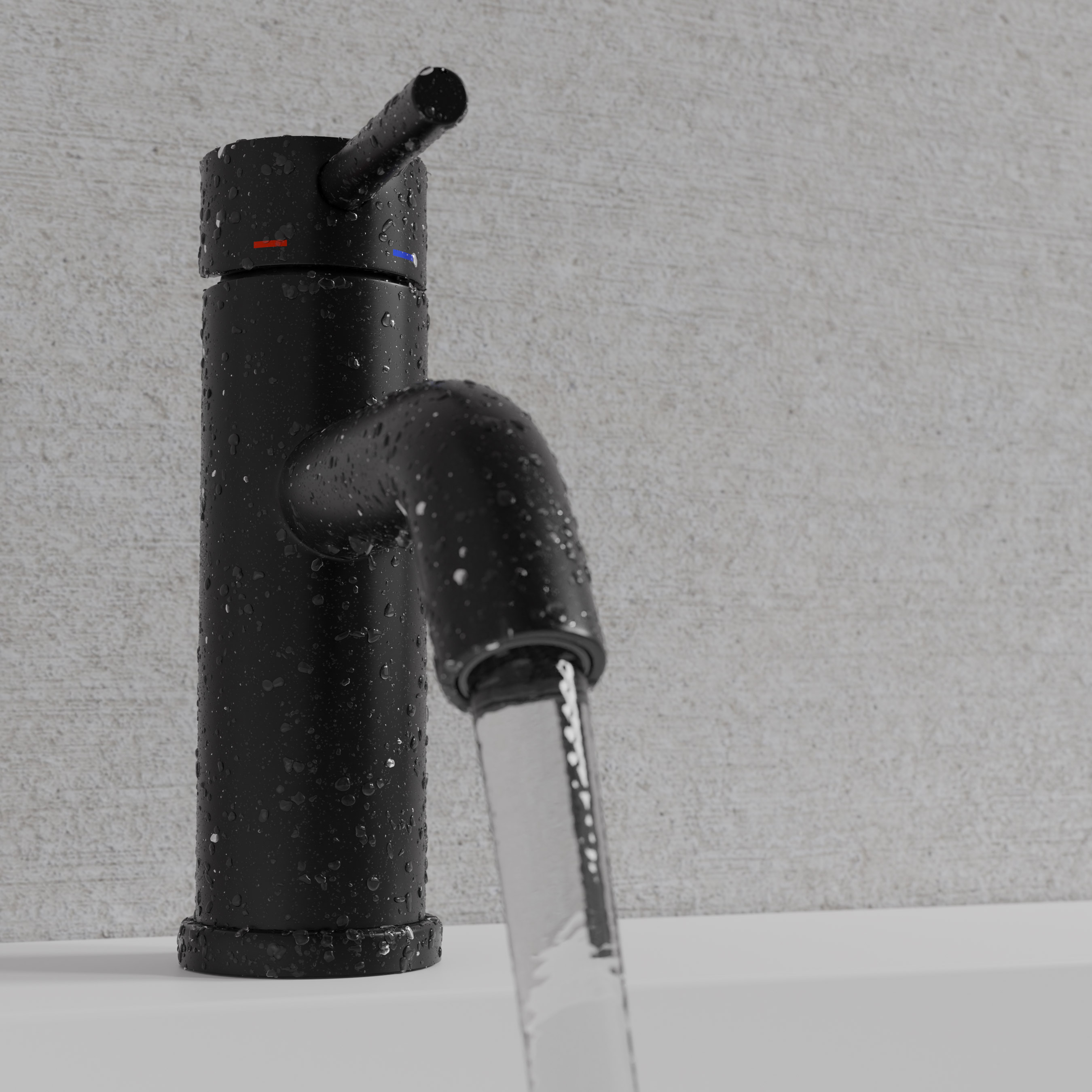 Tvättställsblandare Scandtap Steel Wave
