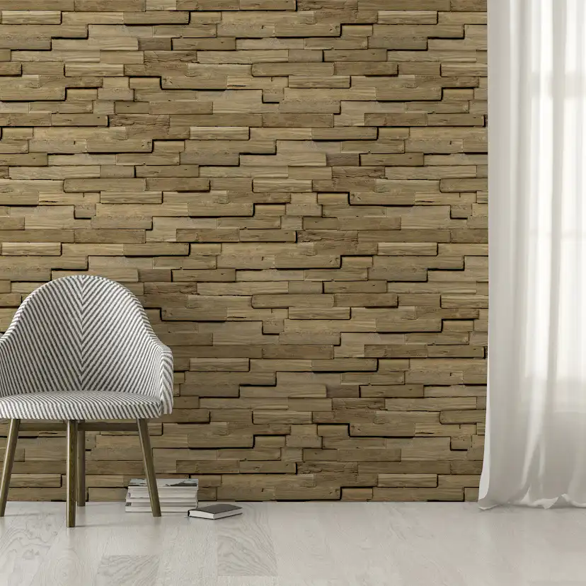 Tapet Easy Decor 3d Trä Non-woven 121121