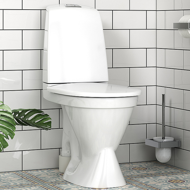 Gustavsberg Nautic 1591 Hygienic Flush Mjuksits Vit Mjuksits Vit