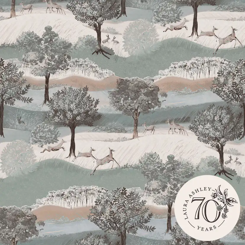Tapet Laura Ashley Hartingdon Jade Grön 119858