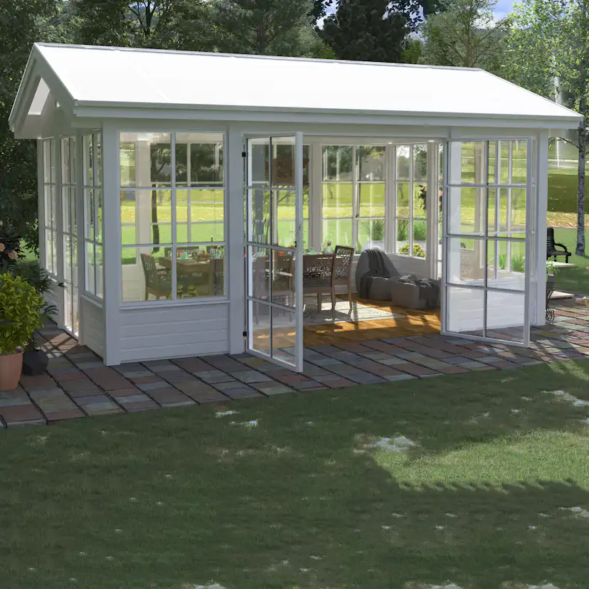 Komplett Orangeri Landskap Grönska Sommar 15 kvm