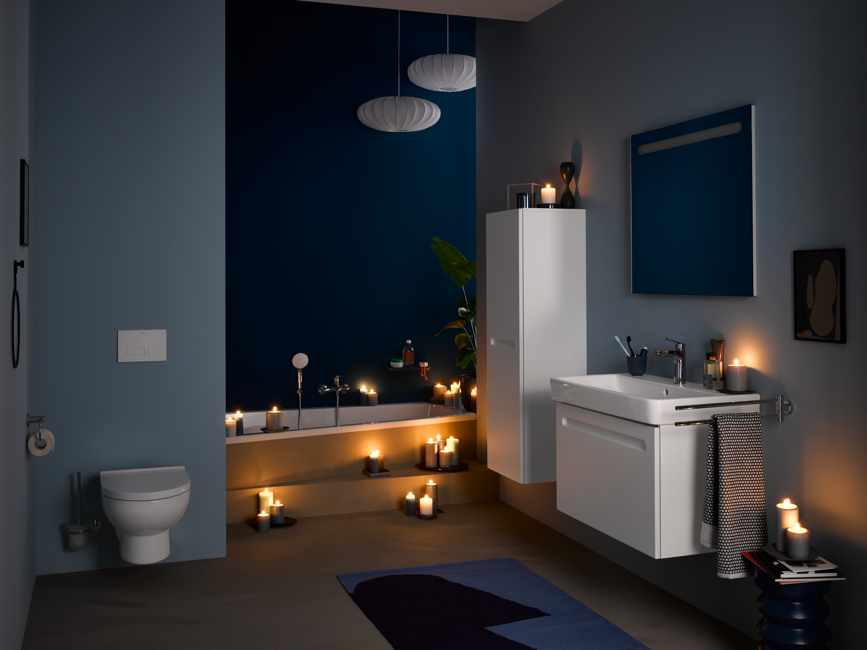 Tvättställsskåp Duravit No.1 Låda med Tvättställ