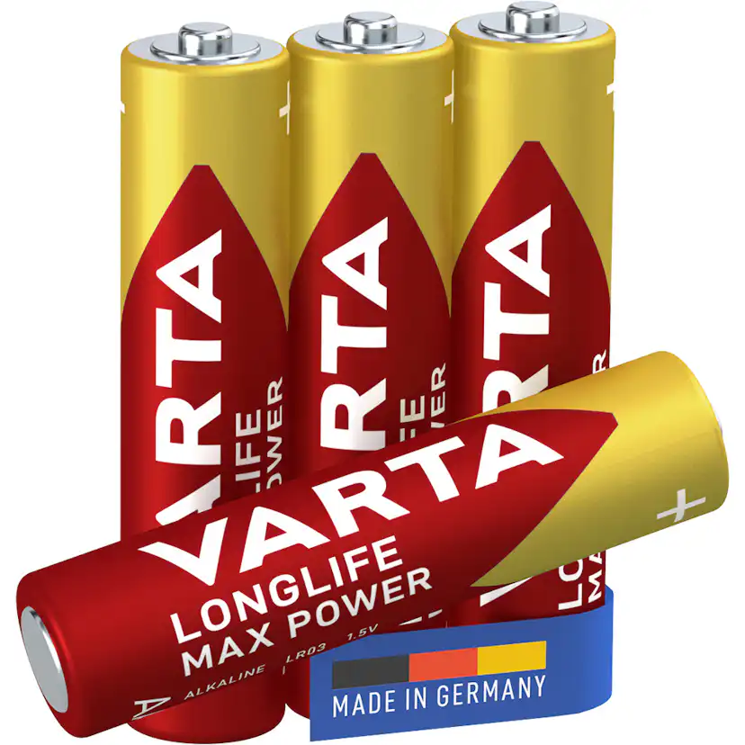 Batteri VARTA Alkaliska Max Power LR03/AAA 4-Pack