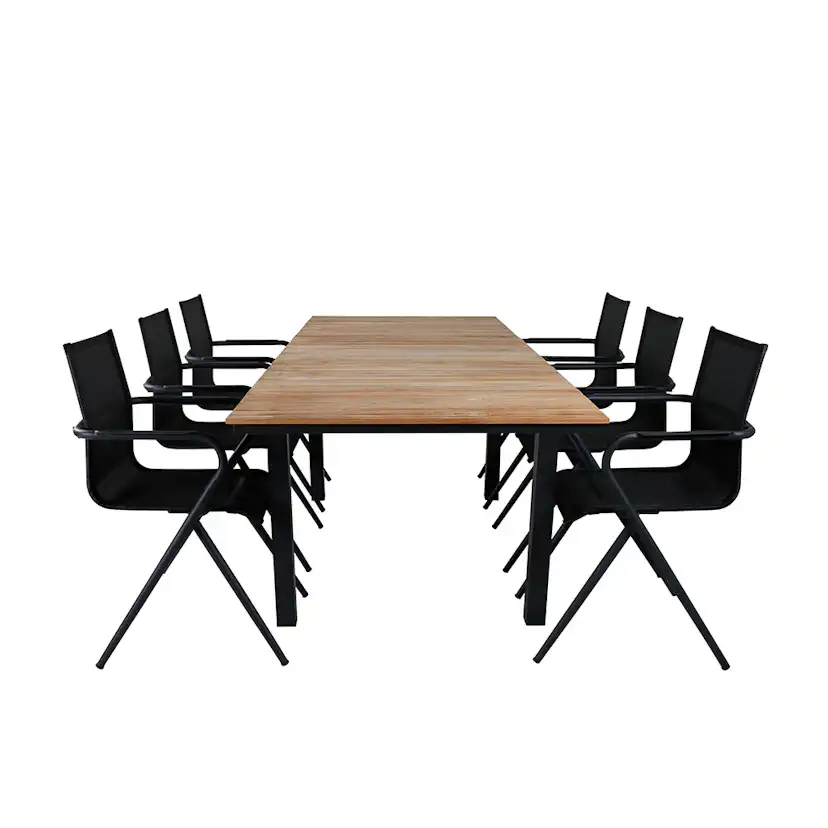 Matgrupp Venture Home Mendi med 6 Act Stolar