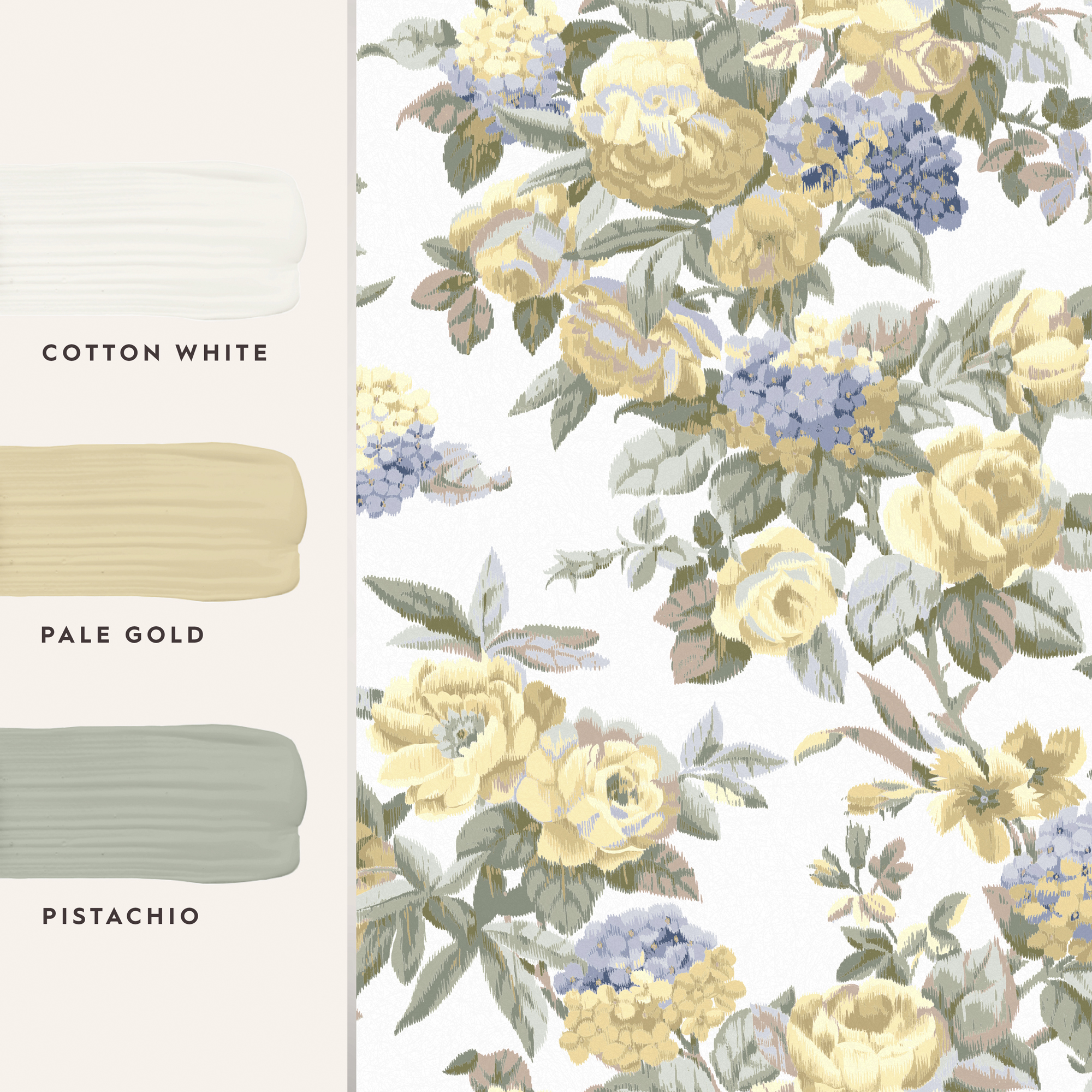 Tapet Laura Ashley Pembrey Pale Guld 118470