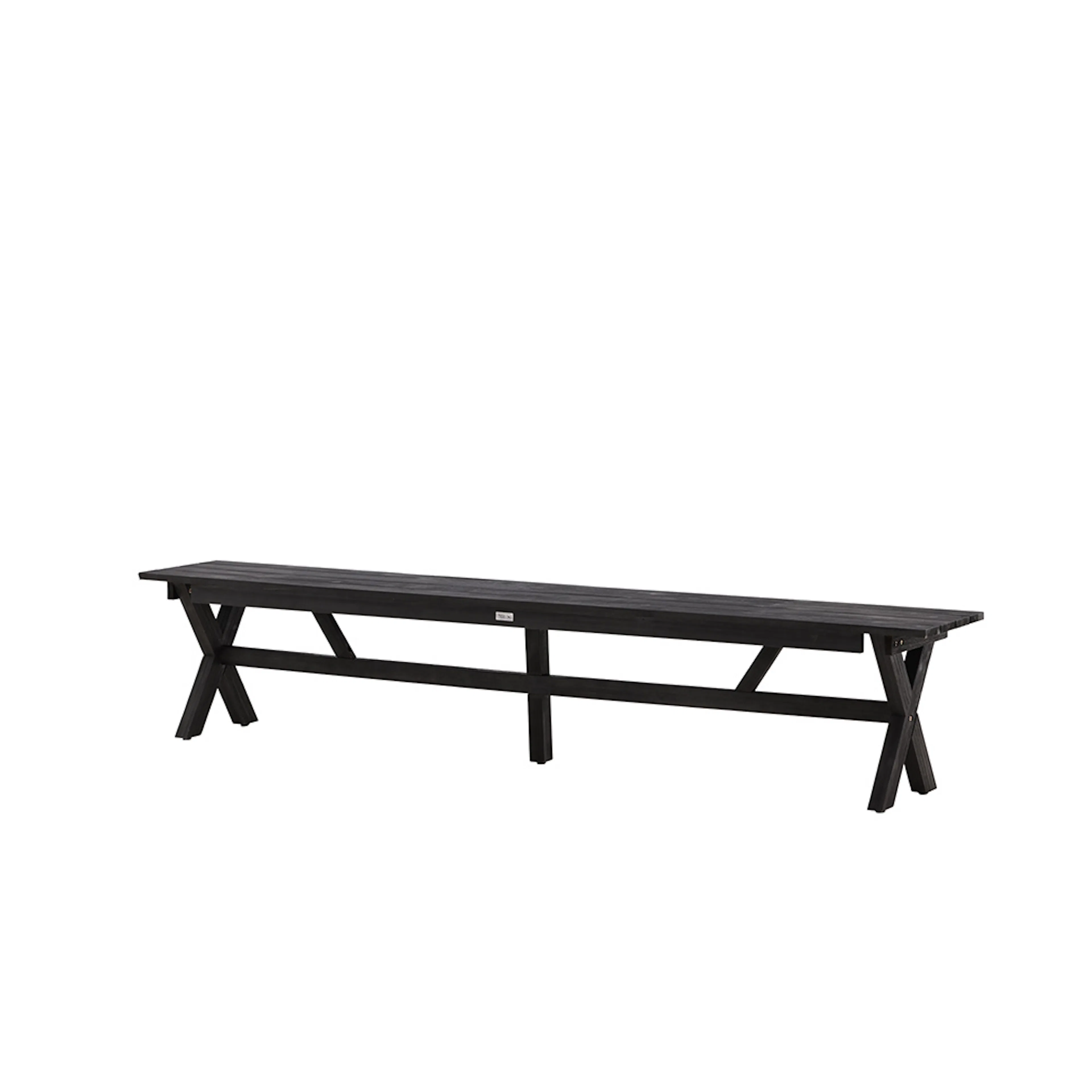Rives Bench/sofa Acacia - Black /    36*230*45 Svart