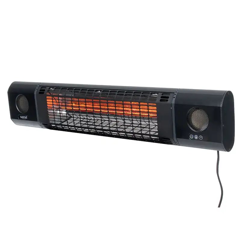 Terrassvärmare SunRed Sun and Sound SOUND-2000W