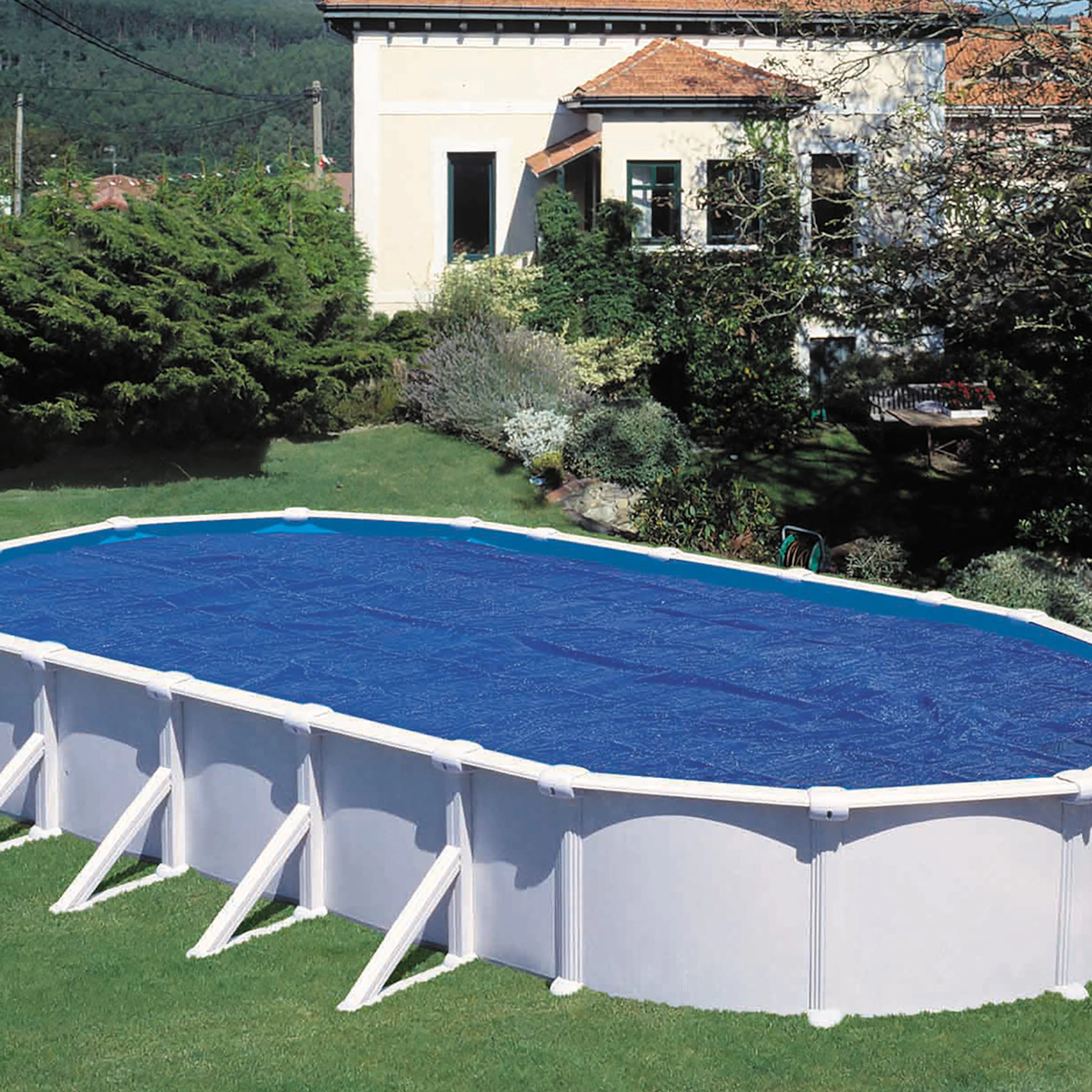 Poolskydd Planet Pool Termofolie Oval Pool 7,30 X 3,75 m