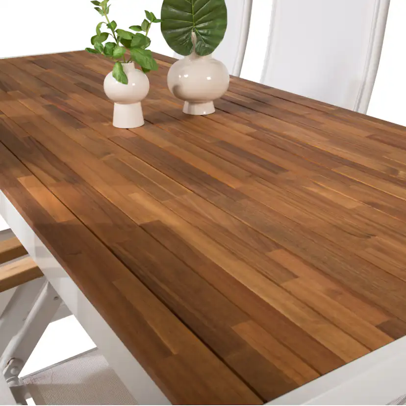 Matgrupp Venture Home Berfin med 6 Perla Matstolar