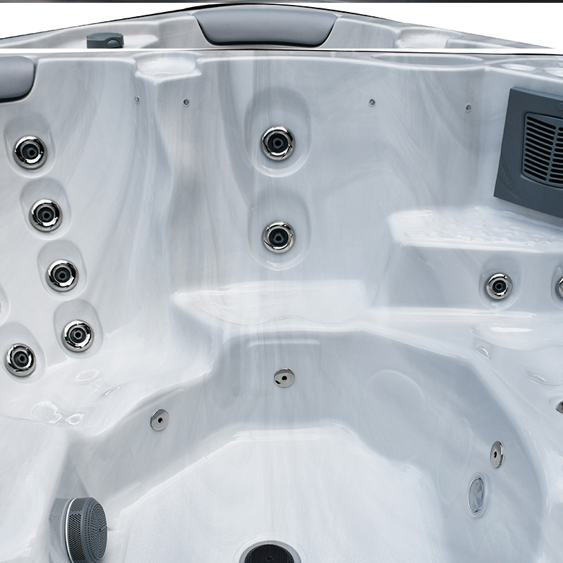 Spabad Westerbergs Sandhamn 42 Jets Vit med Lock