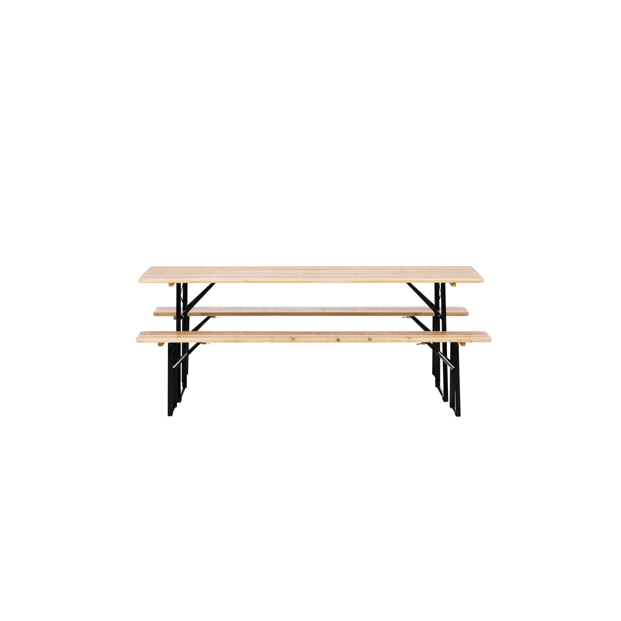 Bänkbord Venture Home Guniess Ihopfällbart Picknickbord med 6 Sittplatser