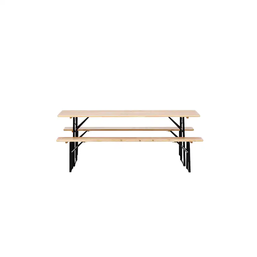 Bänkbord Venture Home Guniess Ihopfällbart Picknickbord med 6 Sittplatser