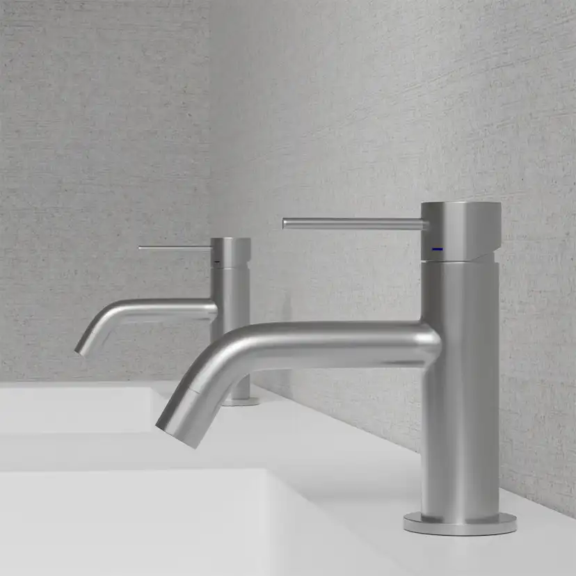 Tvättställsblandare Scandtap Steel Voyage
