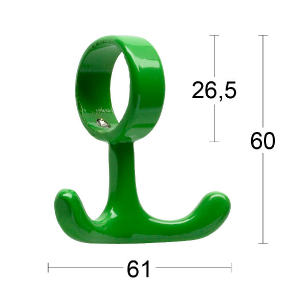 Hyllkrok Habo Iris 3-pack