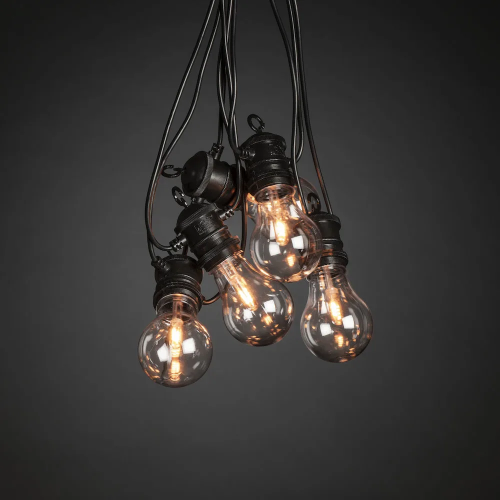 Tilläggsslinga Gnosjö Konstsmide 4145-800 E27 10 LED Utbytbar