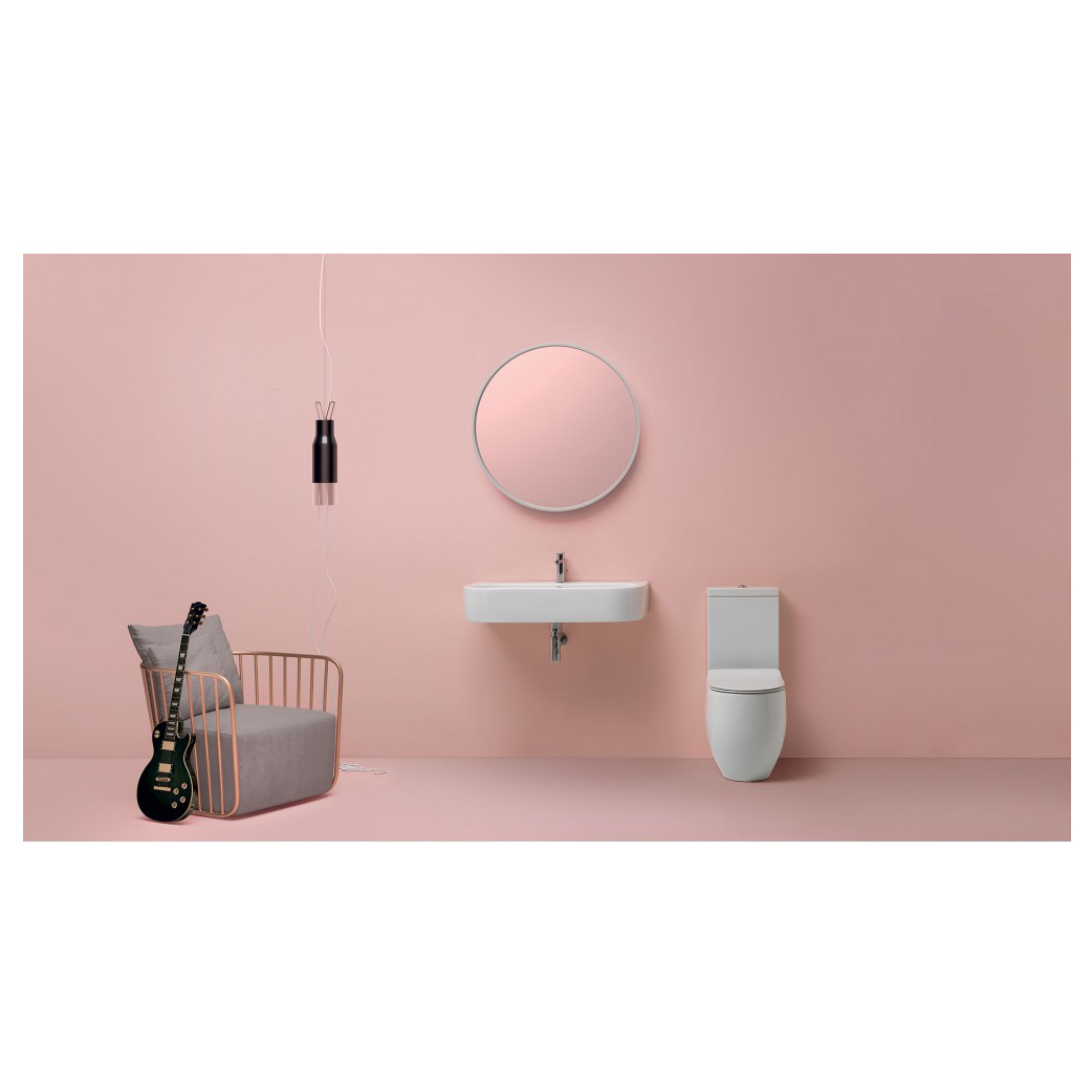 Toalettsits Lavabo Flo och File Slim Vit Vit