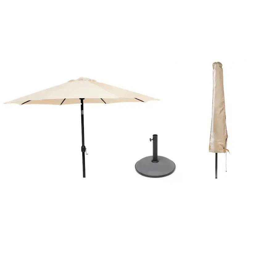 Parasollset Hillerstorp med Parasollfot och Skydd