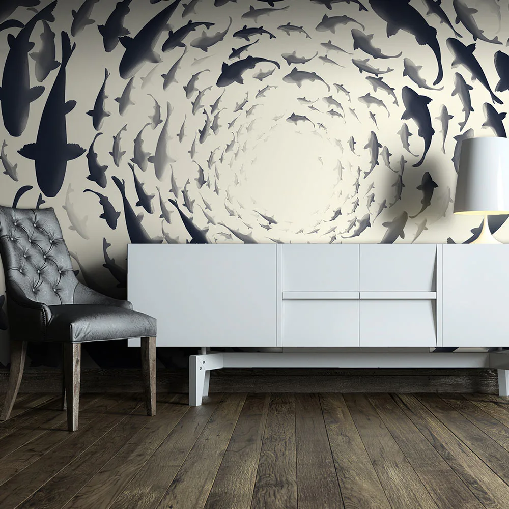 Fototapet Arkiio Fish Swirl