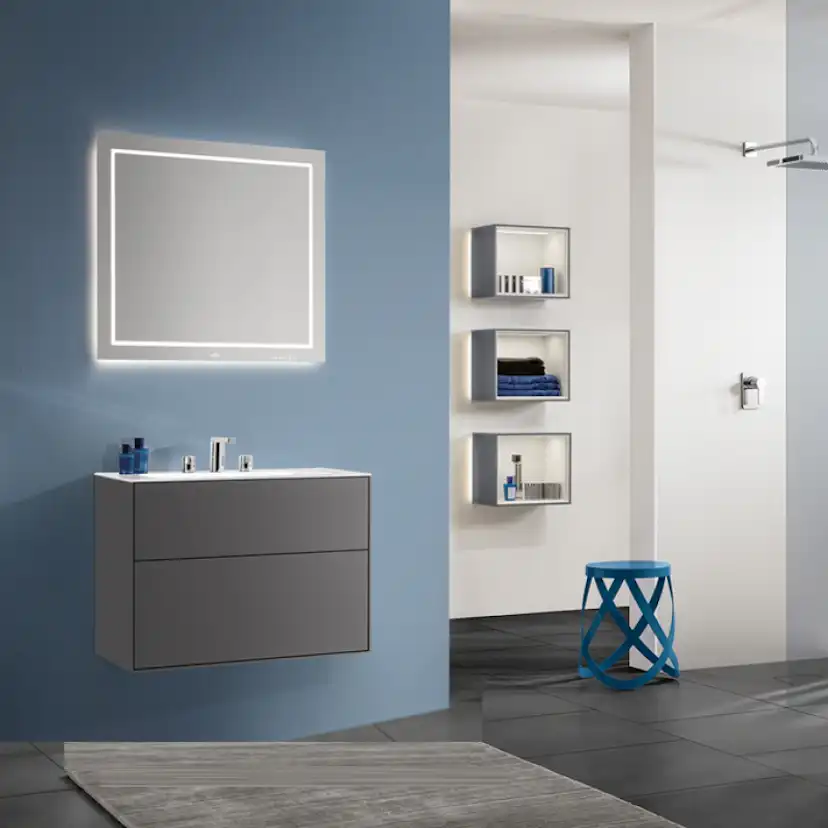 Badrumsspegel Villeroy & Boch Finion med Belysning