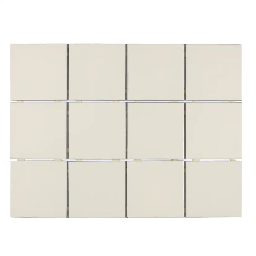 Klinker Arredo Unicolor Ivory Vit 10x10 cm