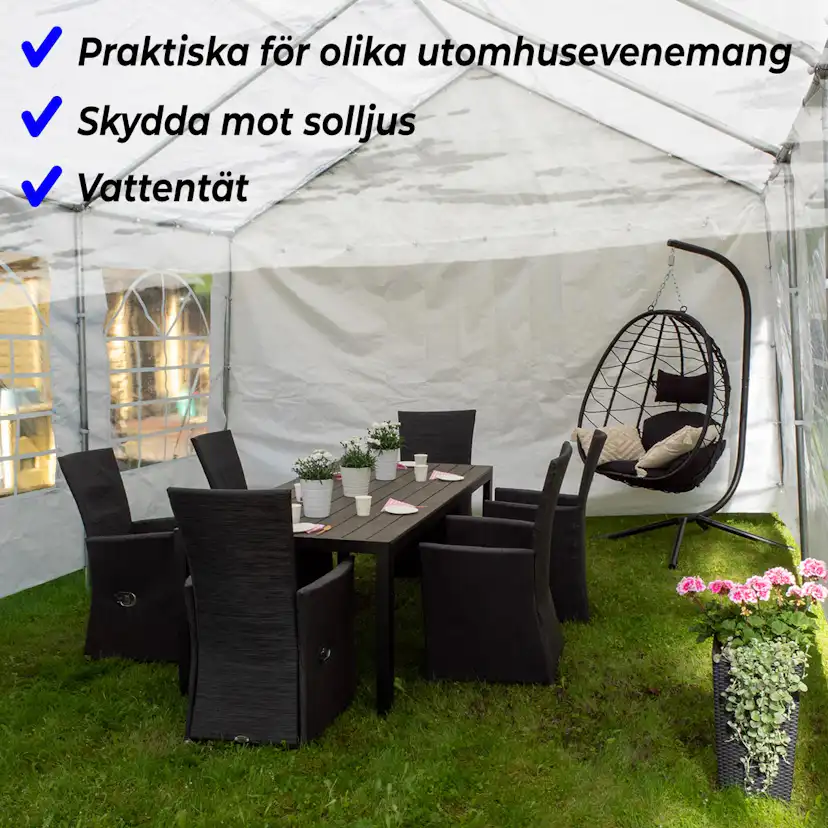 Partytält Lykke Premium 6x12m