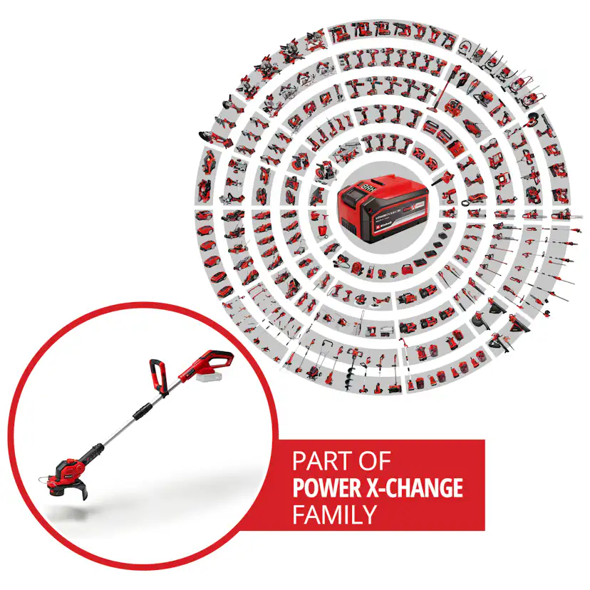 Grästrimmer Einhell GE-CT 18V Utan Batteri & Laddare