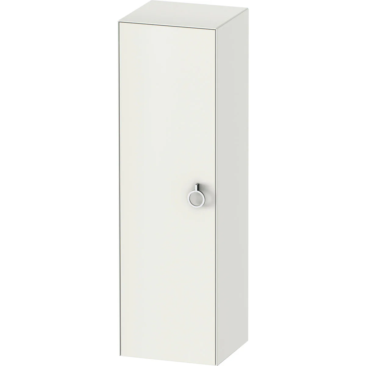 Halvhögt Vit Satin matt 400x360mm Färg: Vit, Yta: Satin Matt, Hägning: Vänster