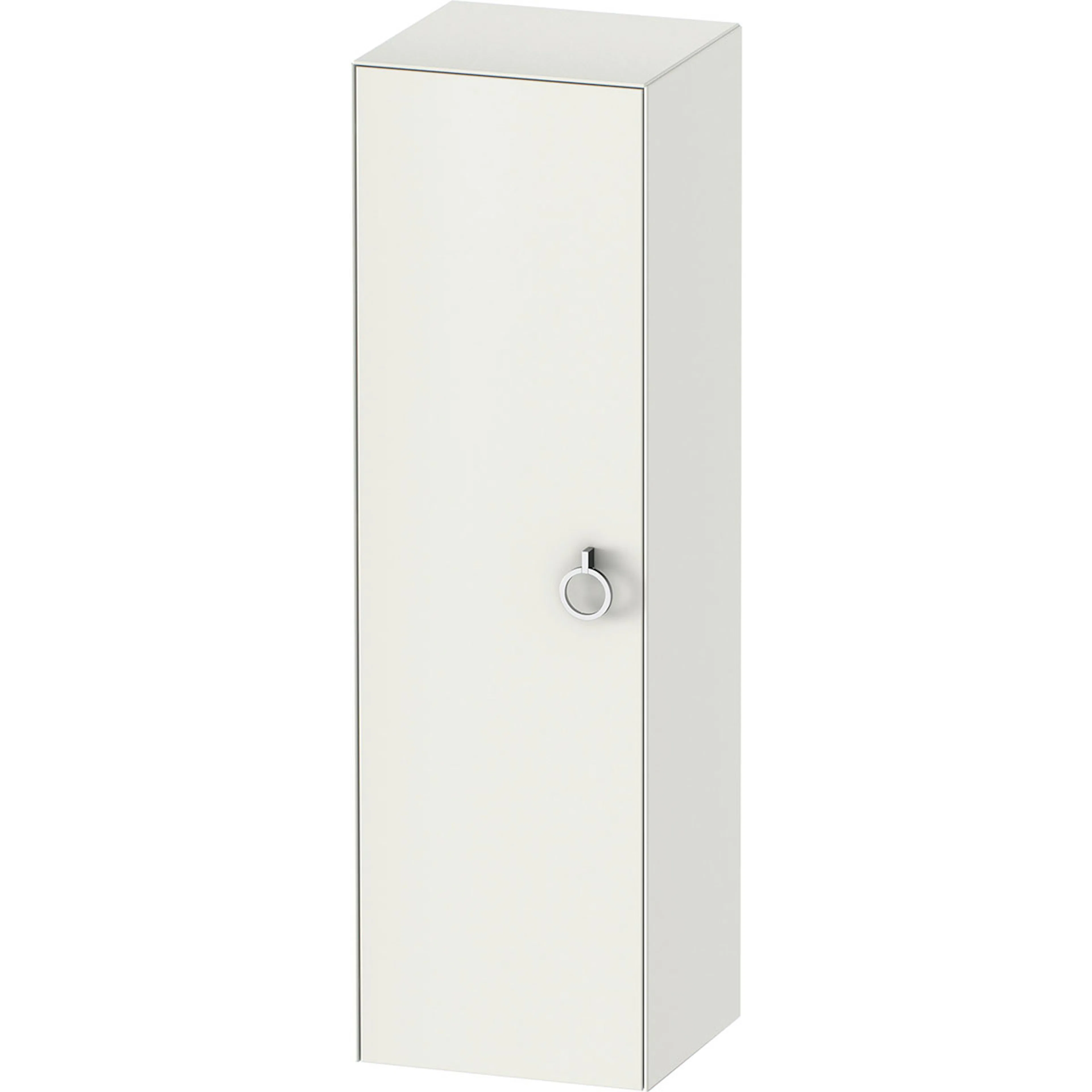 Halvhögt Vit Satin matt 400x360mm Färg: Vit, Yta: Satin Matt, Hägning: Vänster