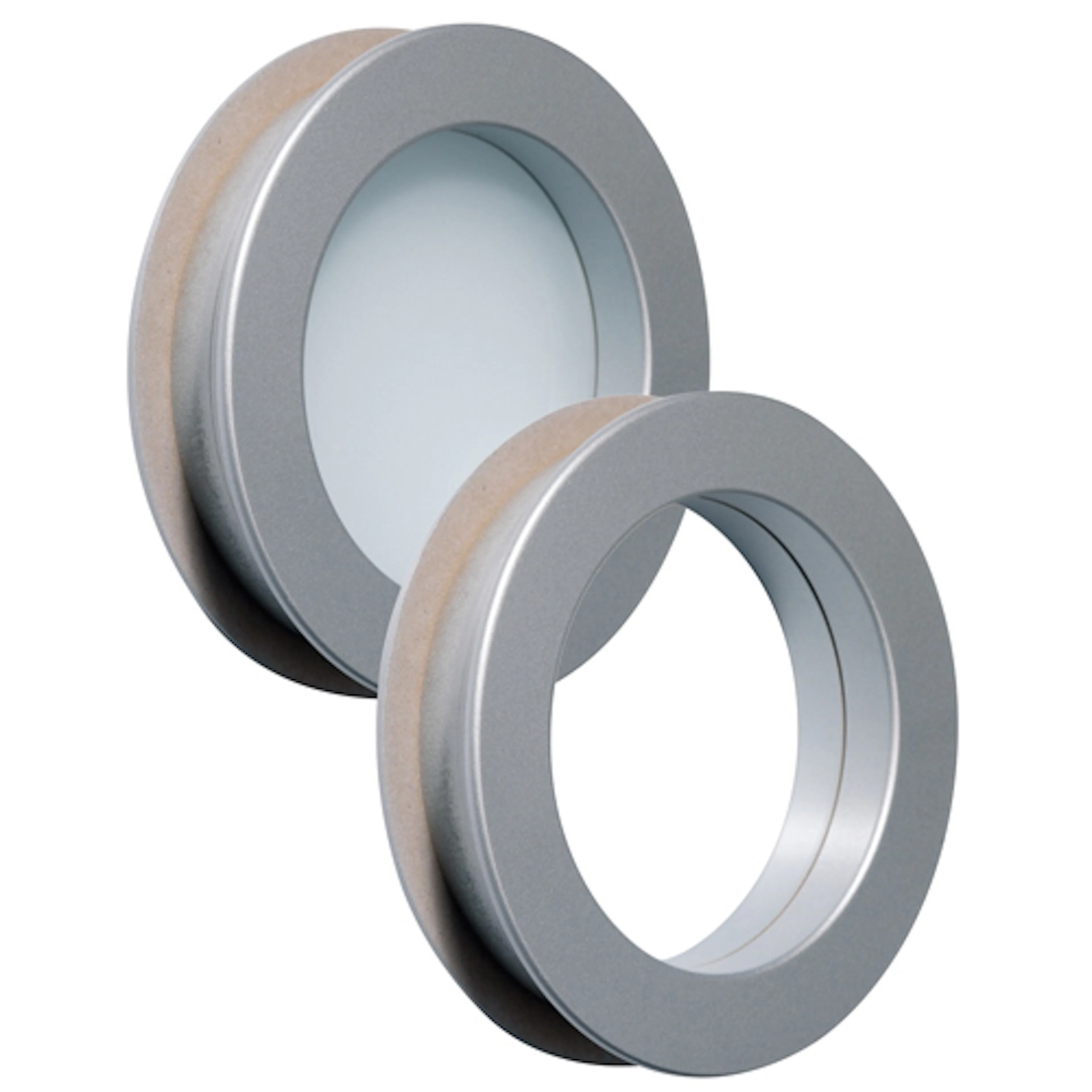 230 Dörrfönster Orust silver klar/frost Diameter: 230 mm, Klar/Frost Vit