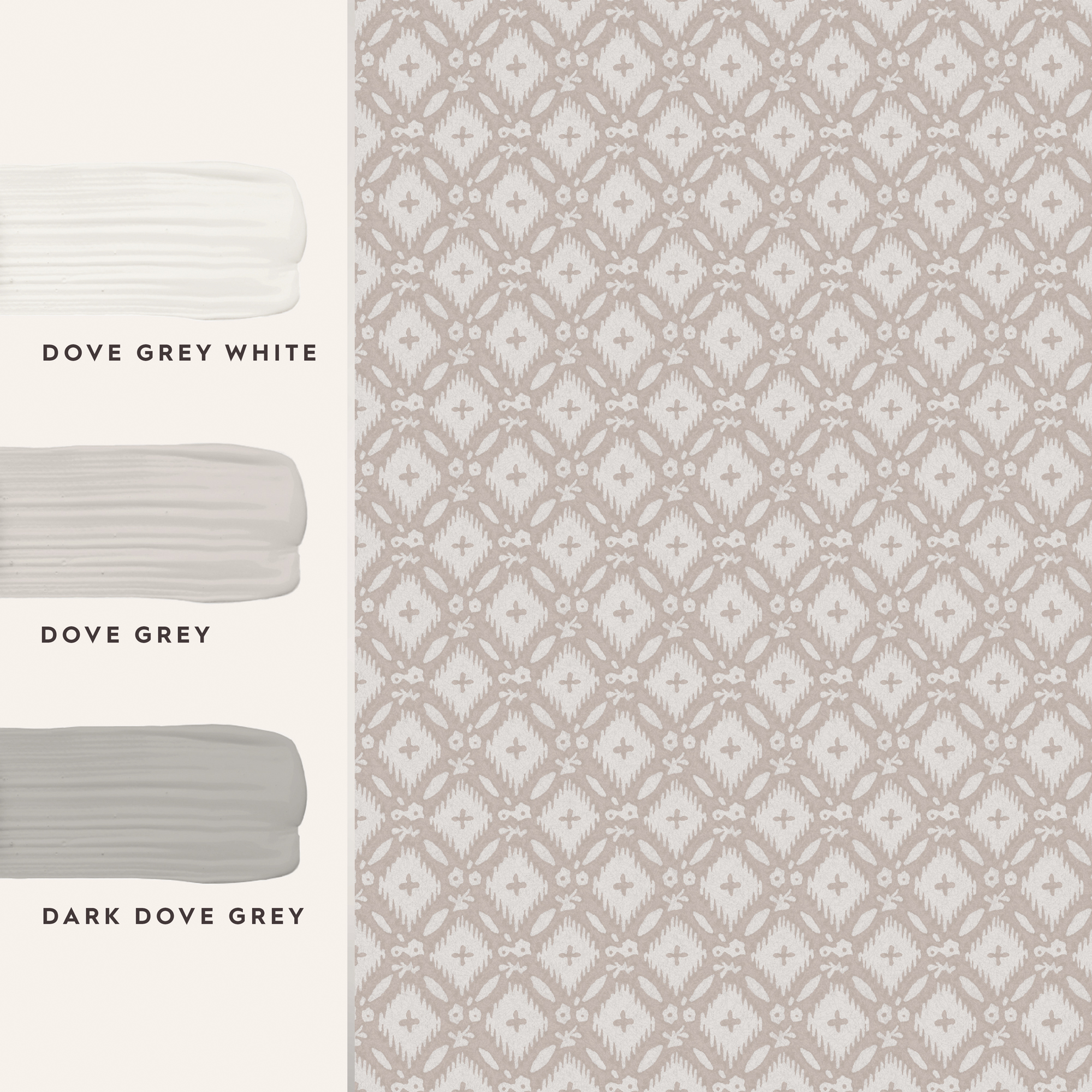 Tapet Laura Ashley Vitbrook Dove Grå 118474