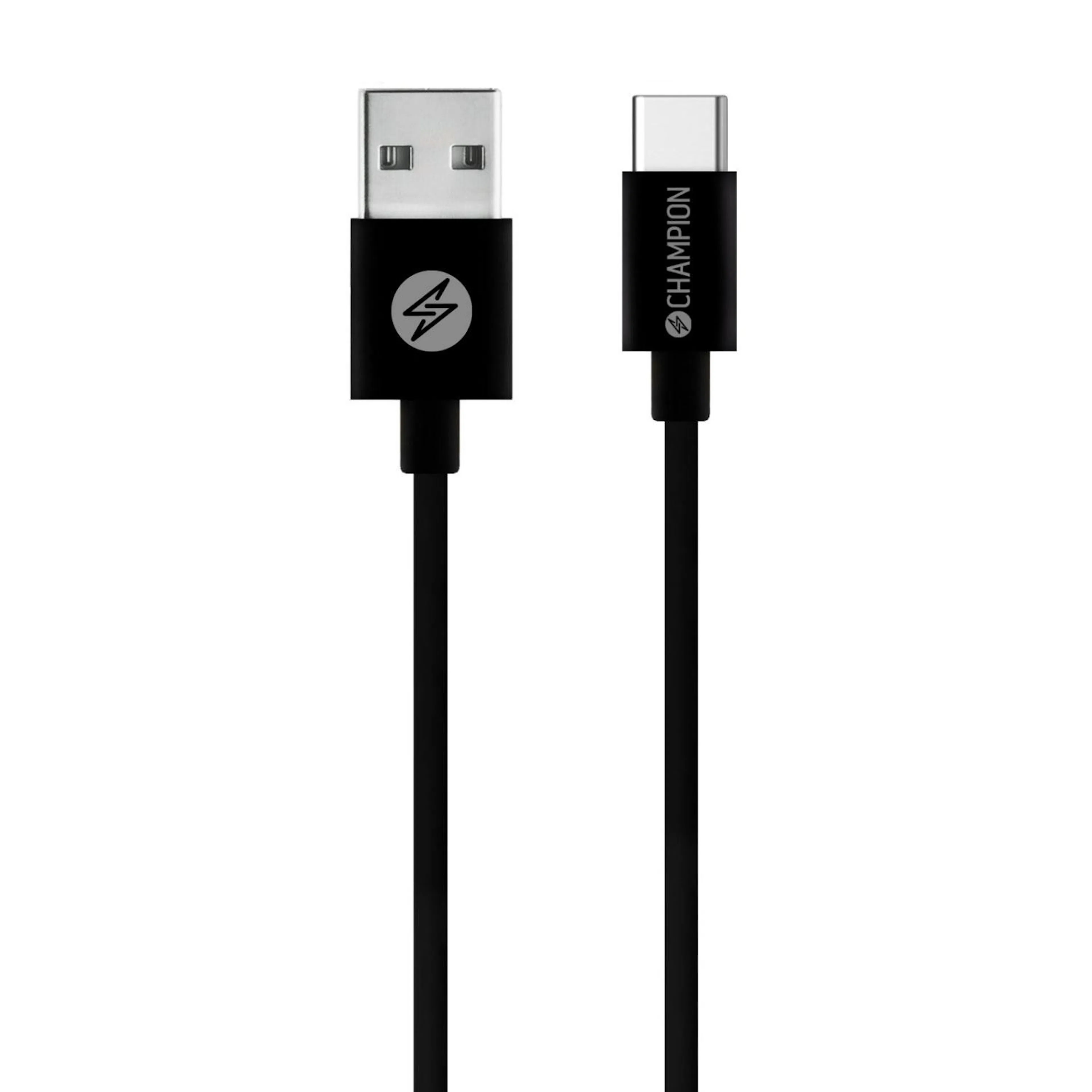 USB-A Champion till USB-C Kabel 1m Svart