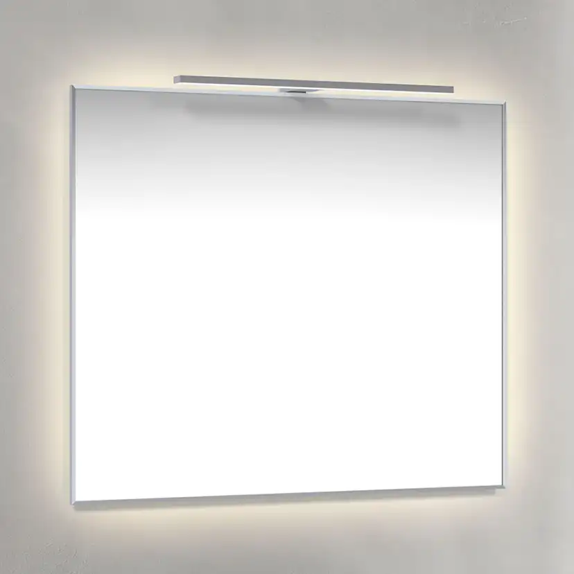 Spegel Macro Design Crown Ambilight T-belysning Med Ram