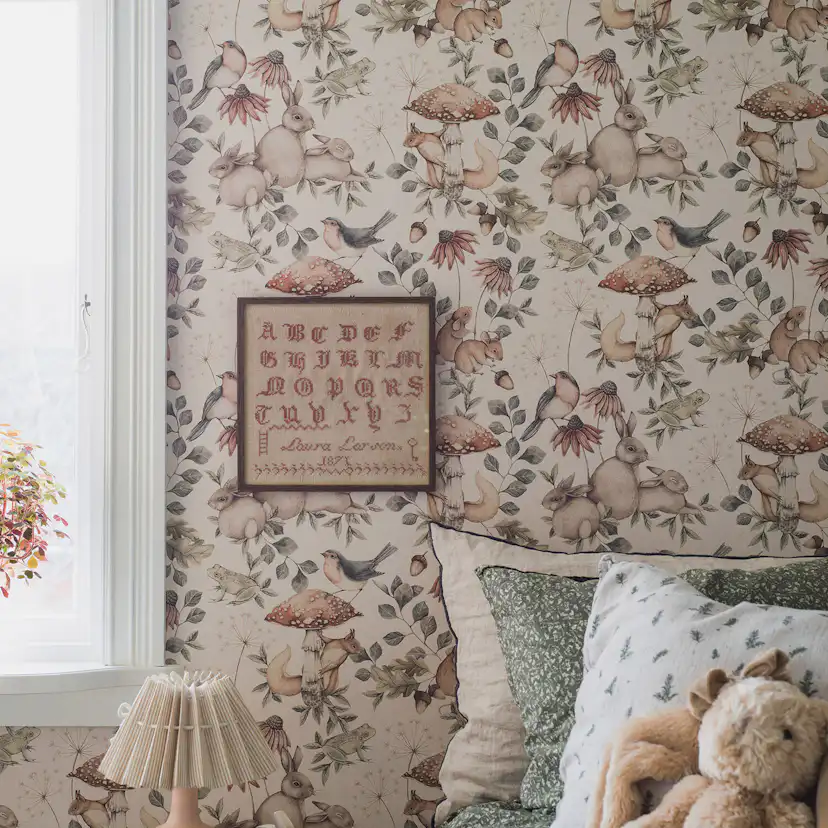 Barntapet Boråstapeter Newbie Wallpaper Minou - 7483