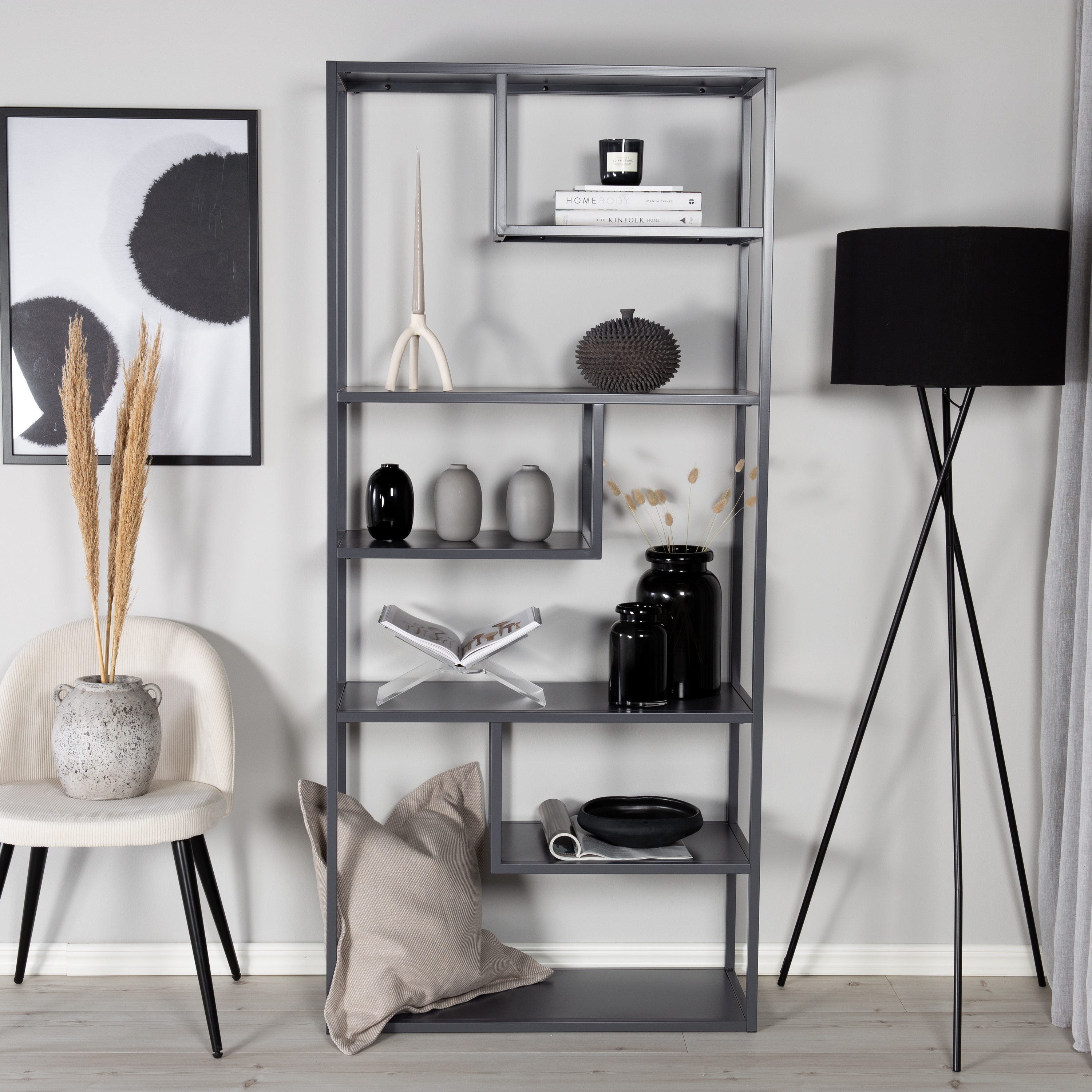 Bokhylla Venture Home Staal