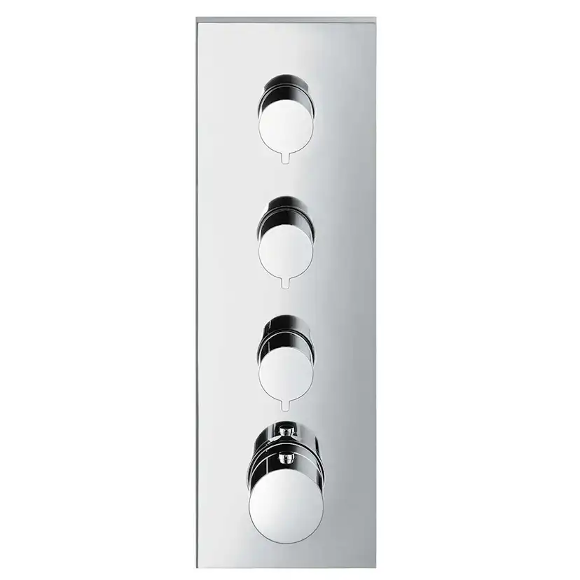 Termostatmodul Axor ShowerCollection Square för Inbyggnad