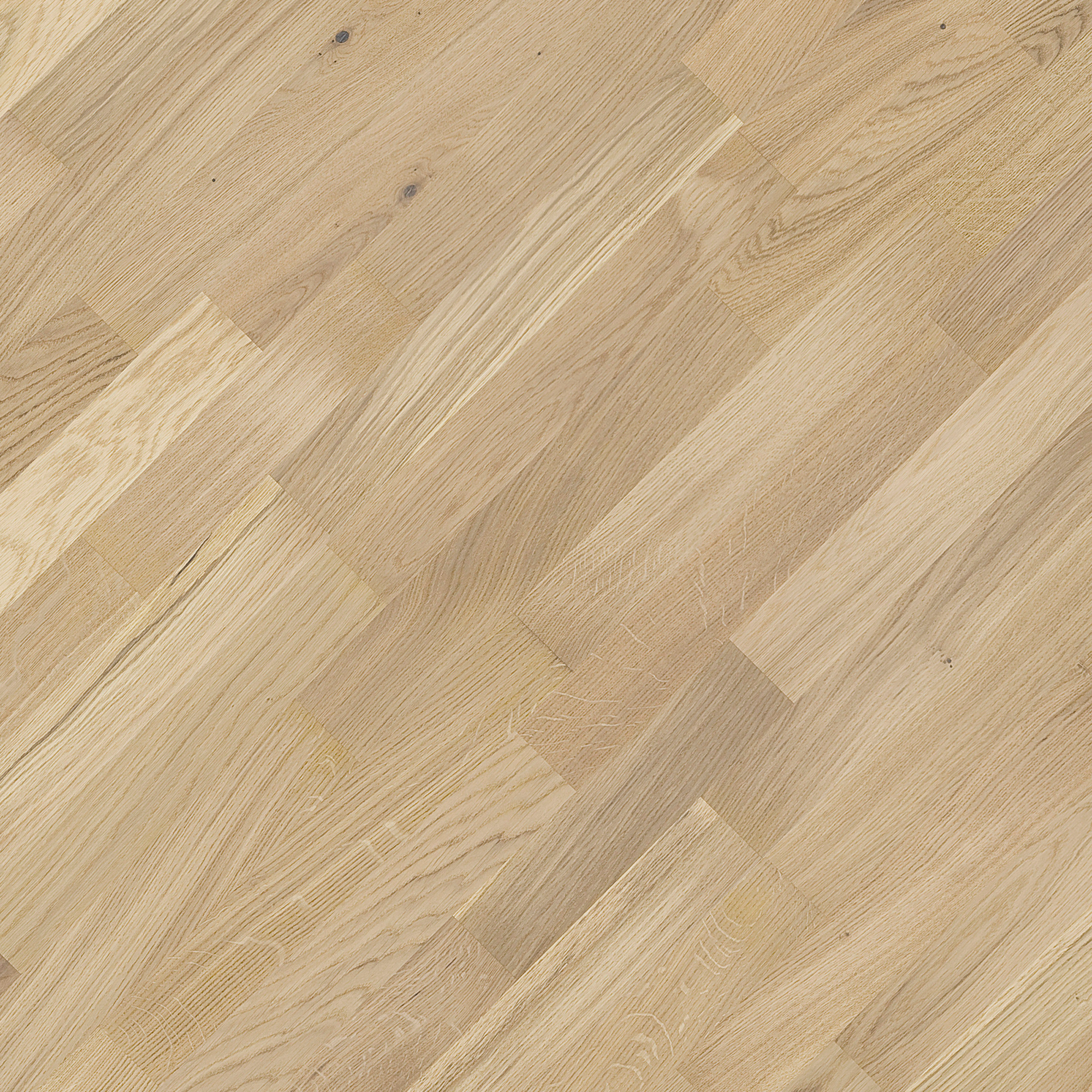 Parkettgolv Nordic Floor Ek Vit Mattlack 3-Stav