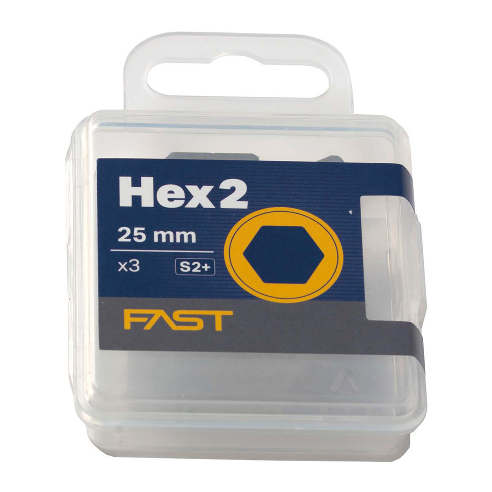 Bits FAST Hex 25mm 3-p