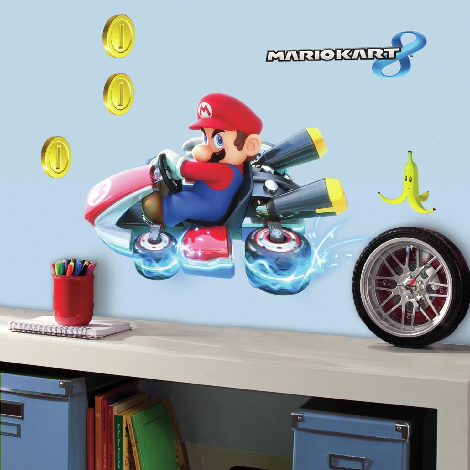 Väggdekor RoomMates Kids Mario Kart Stor
