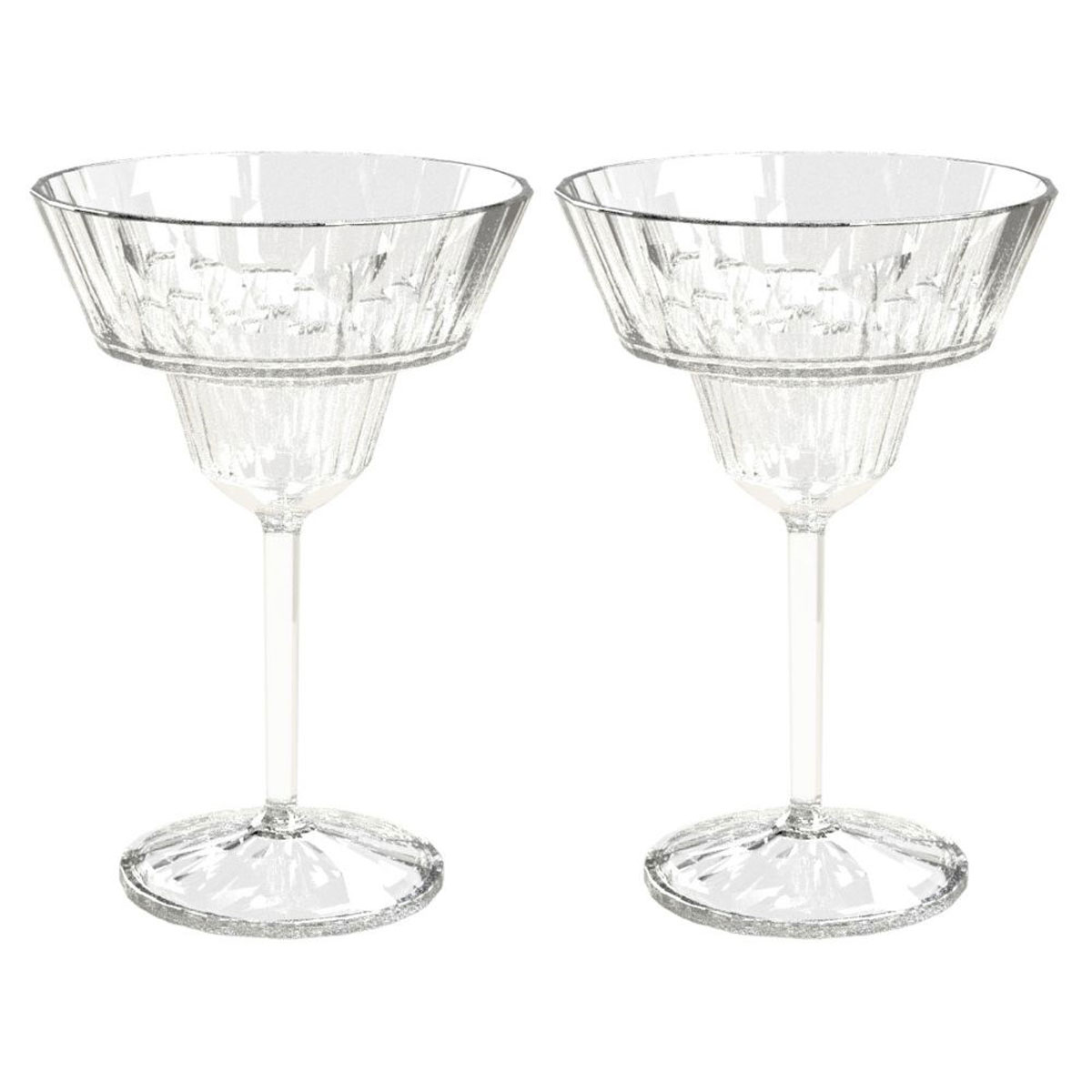Club No. 16 Drinkglas Plast 250 ml Crystal Clear 2-pack