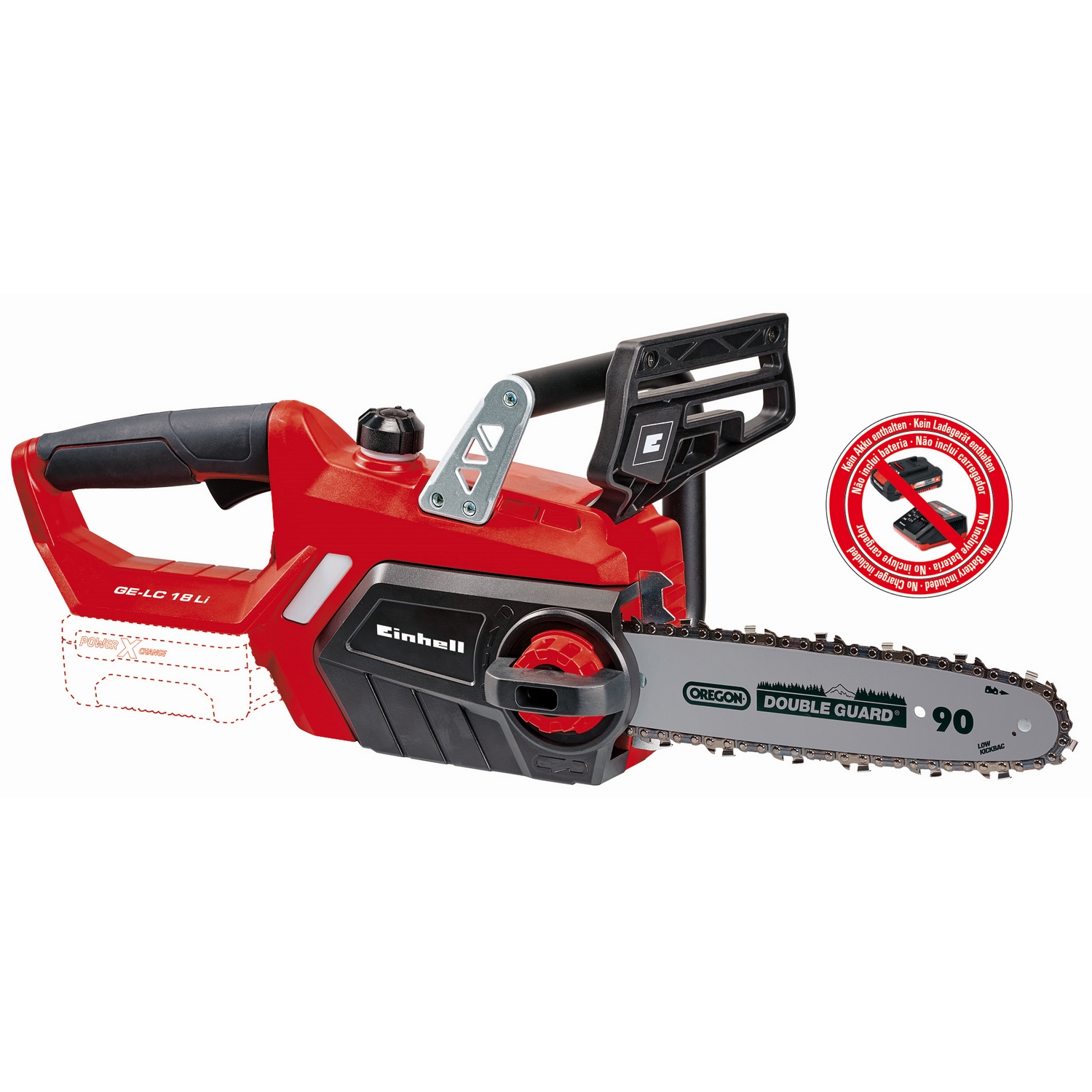 Motorsåg Einhell GE-LC 18 Li Solo 250 mm utan Batteri