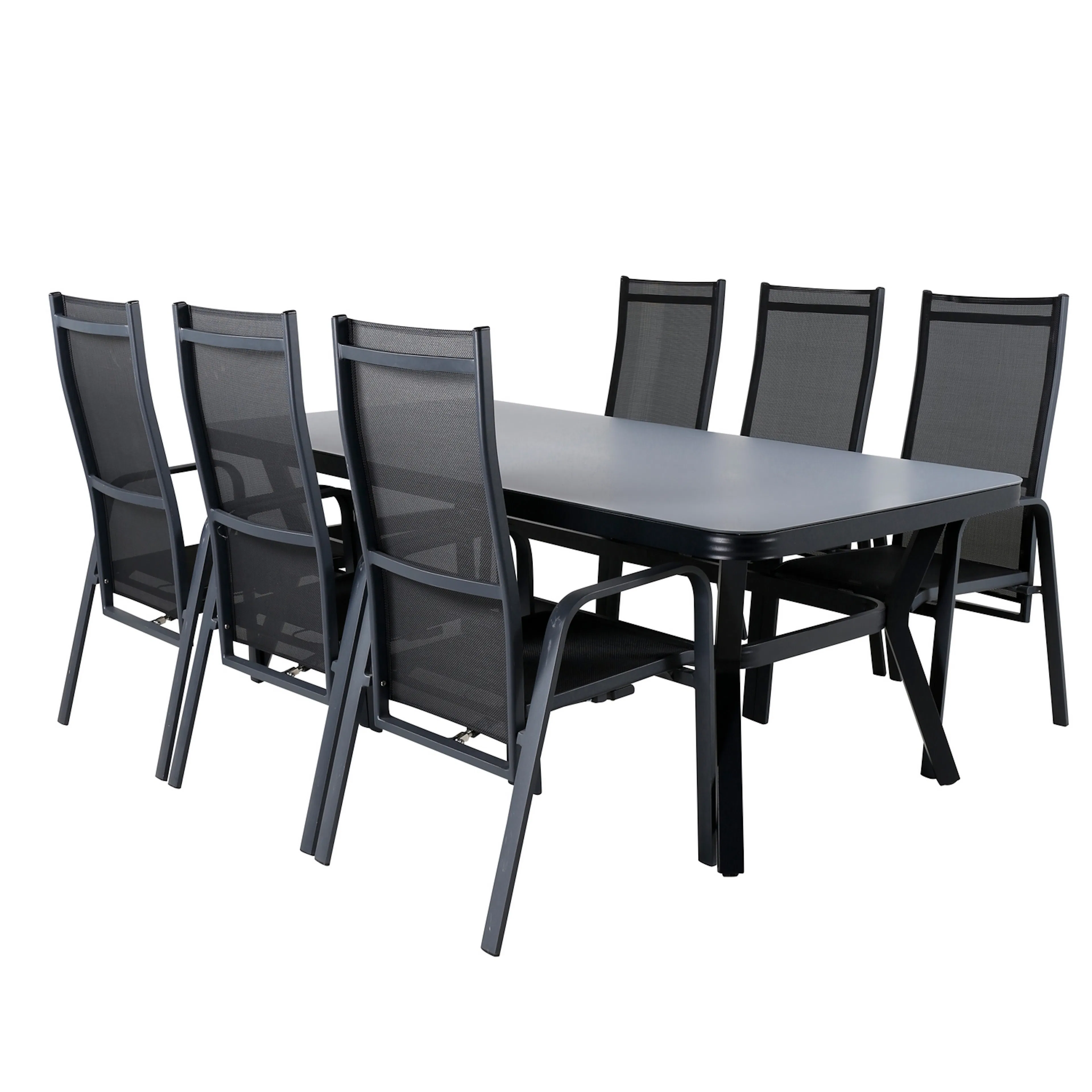 Matgrupp Venture Home Vyn med 6 Curz Matstolar