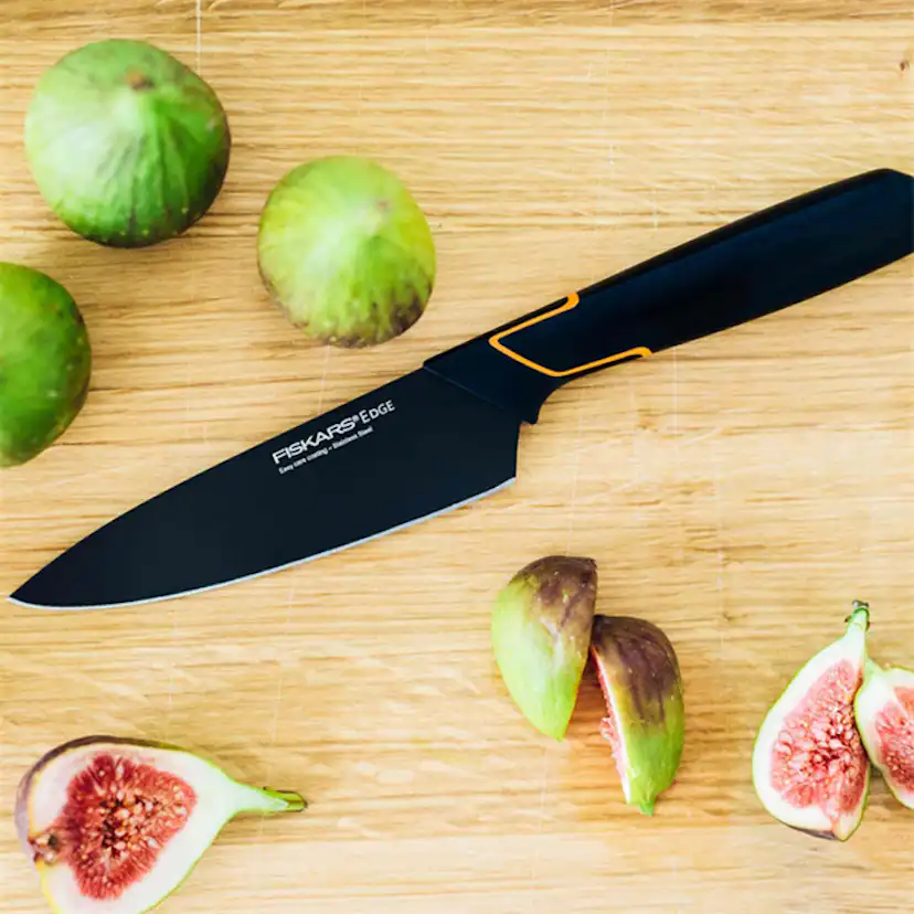 Fiskars Debakniv Edge 12 cm – Japansk Kockkniv för Fisk & Grönsaker
