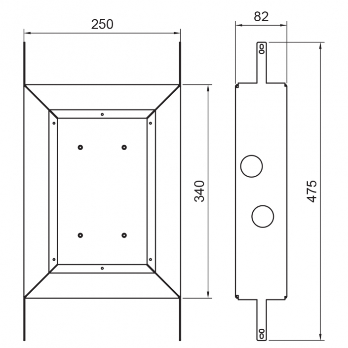 Badkarsblandare Scandtap Steel Harmonized 4 för Inbyggnad