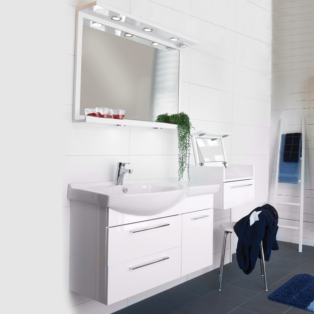 Möbelpaket Noro Polo Vit Ramlucka