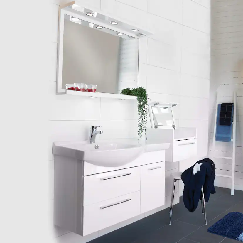 Möbelpaket Noro Polo Vit Ramlucka