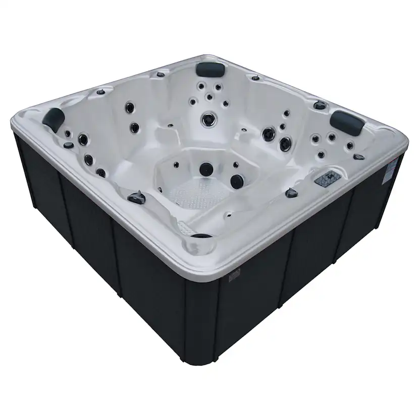 Utespa DenForm 61 Quartz White 49 Jets Spabad för 6 Personer