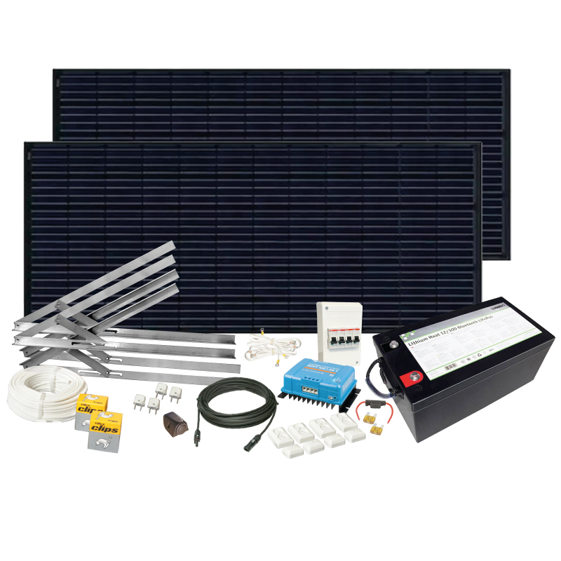 Solcellspaket Sunwind 400W Basic Litium